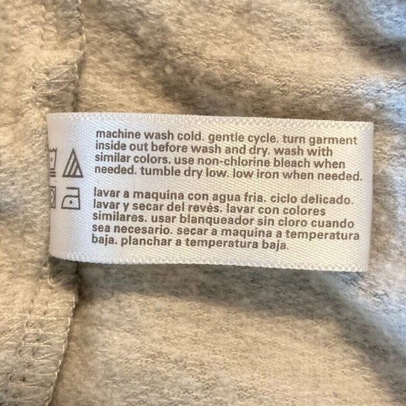 Three Dots 1/4 Zip Super Buttery Soft Pullover Sweatshirt Heather Gray Med - Picture 8 of 9